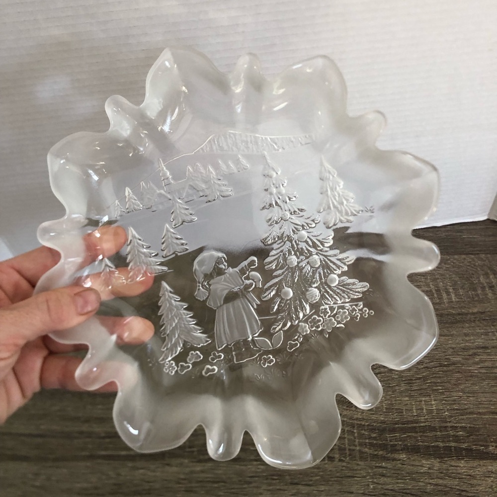 Vtg Mikasa Winter Scene Platter - Picture 4 of 10